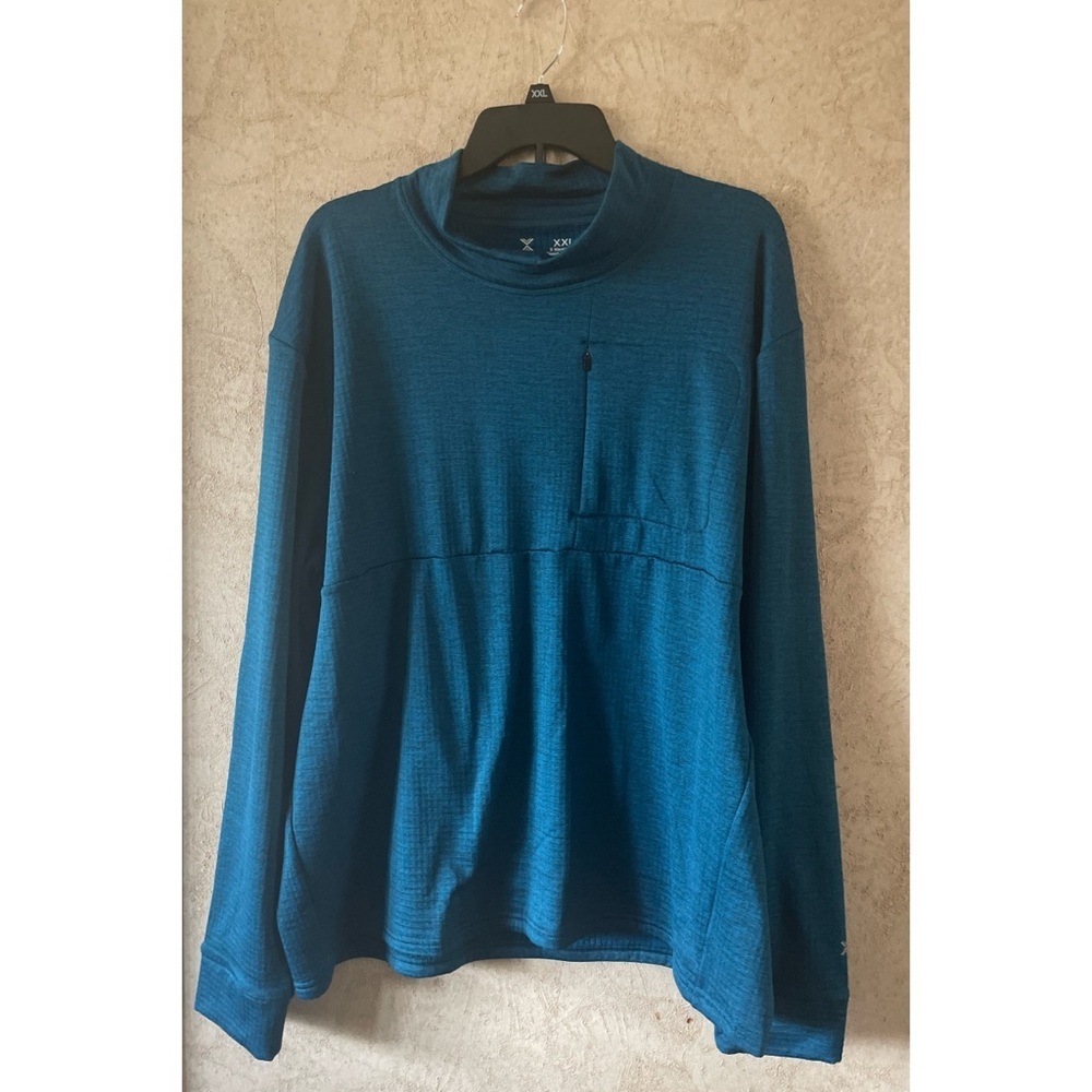 Xersion Mens Long Sleeve Mock Neck Top